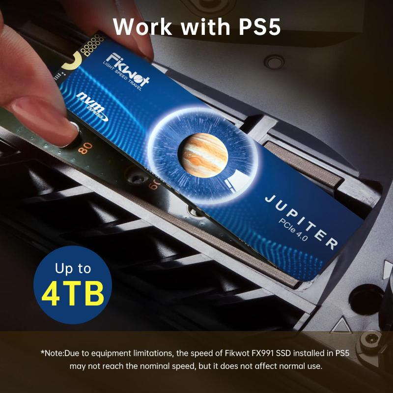 SSD Fikwot FX991 M.2 SSD NVMe de 1 TB M2 2280 PCIe de 4x4 - HD SSD